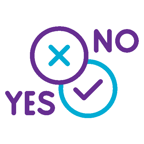 Informed decisions icon